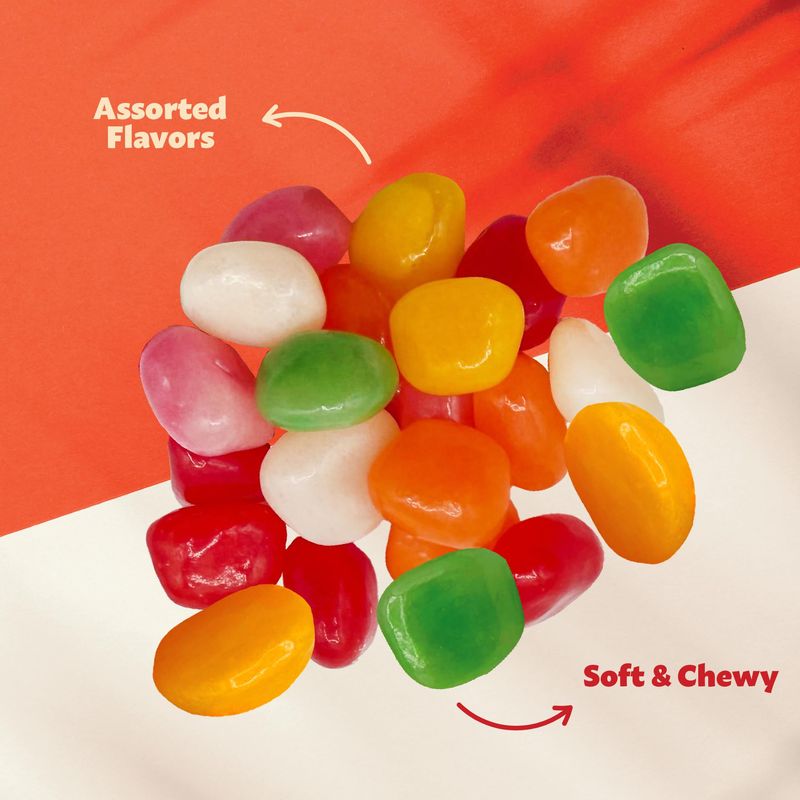 Tiny Jelly Beans 2-Pound Bag Assorted Fruit Flavored Candy Mini Size