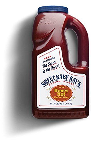 Sweet baby Ray&#39;s honey hot wing sauce and glaz Half gallon