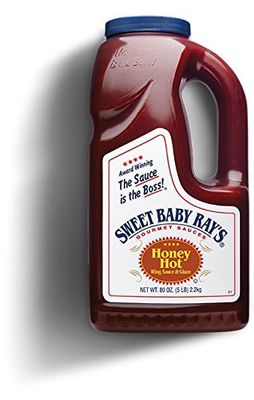 Sweet baby Ray&#39;s honey hot wing sauce and glaz Half gallon