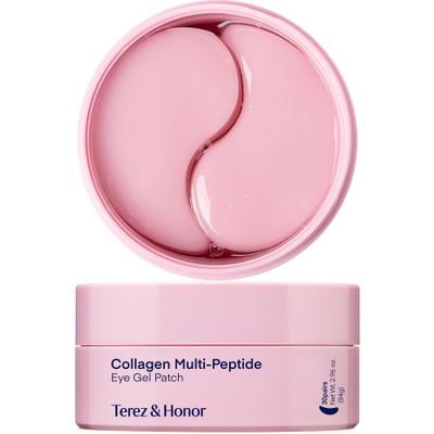 Peptide Collagen Under Eye Patches: Hydrogel Mask for Puffy Eyes Dark Circles Wrinkles Undereye Bags Fine Lines &amp; Smile Lines - Korean Skin Care Deep Hydrating &amp; Firming Eye Treatment, 30 Pairs