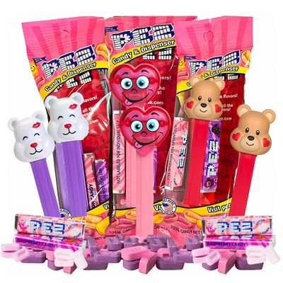 Needzo Easter Candy Dispenser Gift Sets Assorted Hard Candies Refill Rolls (Pack of 3) Style May Vary (Bags)