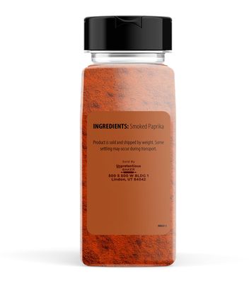 Unpretentious Smoked Paprika 2 Cups, Ground Spice Made from Dried Red Chile Peppers, Strong &amp; Smoked Flavor (9.12 Ounce)