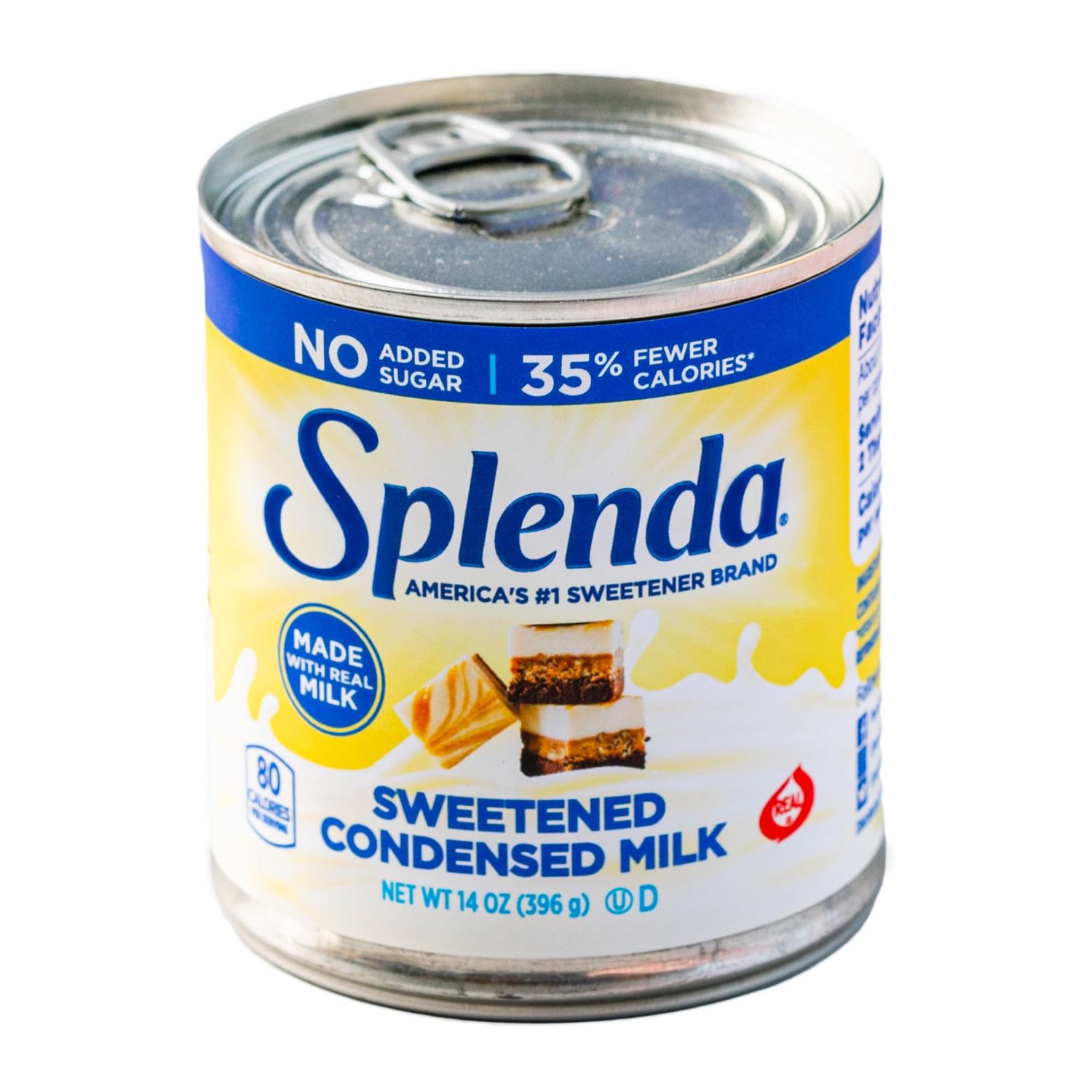 SPLENDA Reduced Calorie Sweetened Condensed Milk, No Sugar Added, 14 Ounce Can