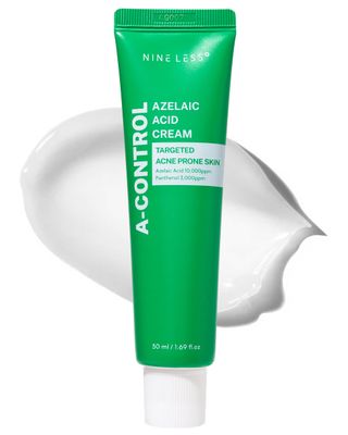 A-Control Azelaic Acid Cream - Korean Blemish Clear Moisturizer for Face - Acne-Fighting &amp; Hydrating for Clearer Skin - Blemish Relief, Soothing Recovery, 1.69oz.