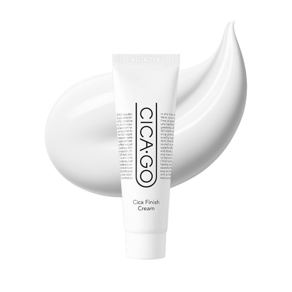 ISOI CICAGO Cica Finish Cream, Soothing &amp; Hydrating Moisturizer with Centella Asiatica, Lightweight Facial Cream for Sensitive Skin, Korean Skin Care (1.69 fl.oz, 50ml)