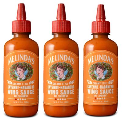 Meilnda&#39;s - Creamy Style Cayenne Habanero Wing Sauce - 12 oz, 3pck