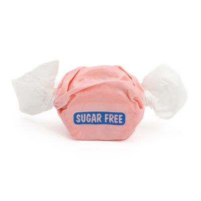 Taffy Shop Sugar-Free Cinnamon Salt Water Taffy - Gourmet Soft Chewy Candy, Bulk Sweet Snack, Fresh Gift &amp; Gluten-Free, 35 Individually Wrapped Pieces (7oz)