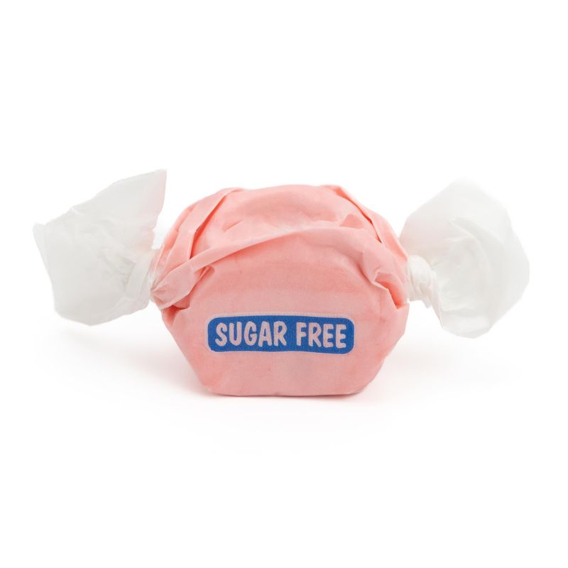 Taffy Shop Sugar-Free Cinnamon Salt Water Taffy - Gourmet Soft Chewy Candy, Bulk Sweet Snack, Fresh Gift &amp; Gluten-Free, 35 Individually Wrapped Pieces (7oz)