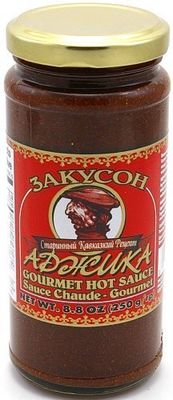 ADJIKA HOT&quot; (Sauces) &quot;CANADA&quot;, Packaged in Glass Jar, 250g. &quot;Zakuson by Hyson