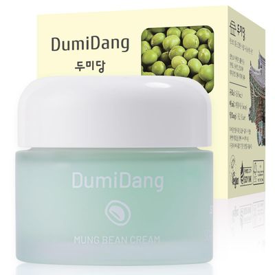 DumiDang Mung Bean Cream - Korean Traditional Vegan Skincare Formula, Detoxifies and Soothes with Fermented Mung Bean Extract, Bifida Extract, Galactomyces, and Centella Asiatica, 50g 1.76fl. oz.