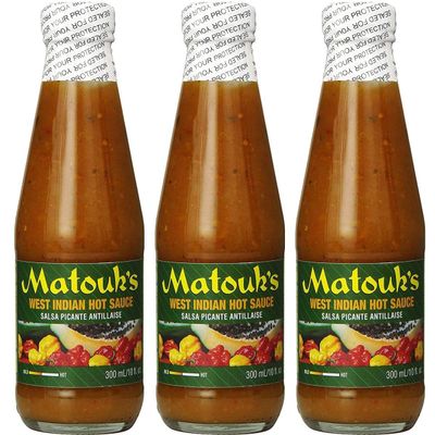 Matouk&#39;s West Indian Hot Sauce Salsa Picante 10 Ounce (Pack of 3)