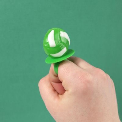 Imaginings 3 Volleyball Lollipop Rings, Birthday Party Favors, Goodie Bags, and Team Parties, Box of 18