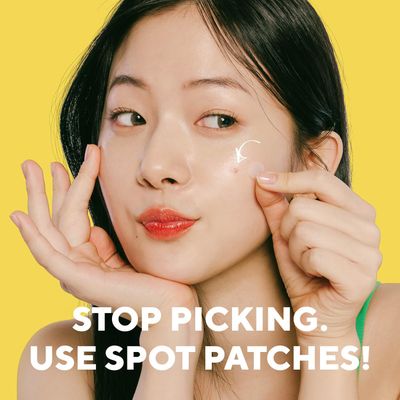 caraseoul Pimple Patches, 2 Size Hydrocolloid Acne Patch for Promoting Faster Skin Healing, Bakuchiol & Aloe Vera, Korean Skin Care - Dermatology tested