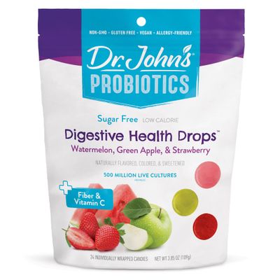 Dr. John&#39;s Probiotics - Digestive Health Drops - Watermelon, Green Apple &amp; Strawberry