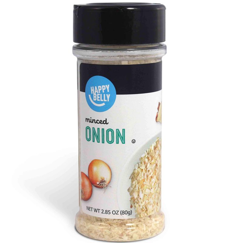 Amazon Brand - Happy Belly Minced Onion, 2.85 ounce (Pack of 1)