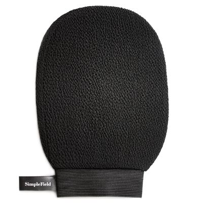 SimpleField Korean Exfoliating Mitt for Remove Dead Skin. 100% Viscose Deep Kessa Exfoliating Glove for Body Scrub, Keratosis Pilaris and Self Tanning. Easily Smooth Skin Surface. (1 Piece)