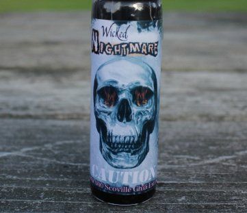 Hotter Than Ghost Pepper Scorpion Habanero Hot Sauce Wicked Nightmare Extract