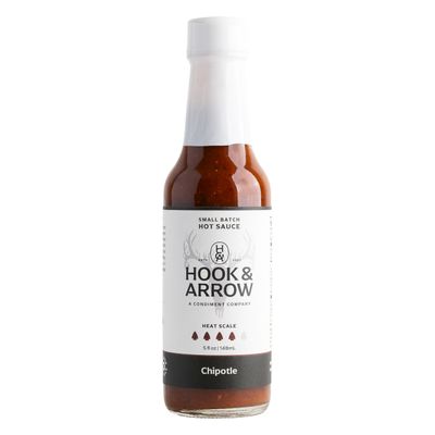 Chipotle Hot Sauce by Hook &amp; Arrow - Gluten-Free, Paleo, Vegan, Low Carb, with Ghost Pepper - 5 fl oz