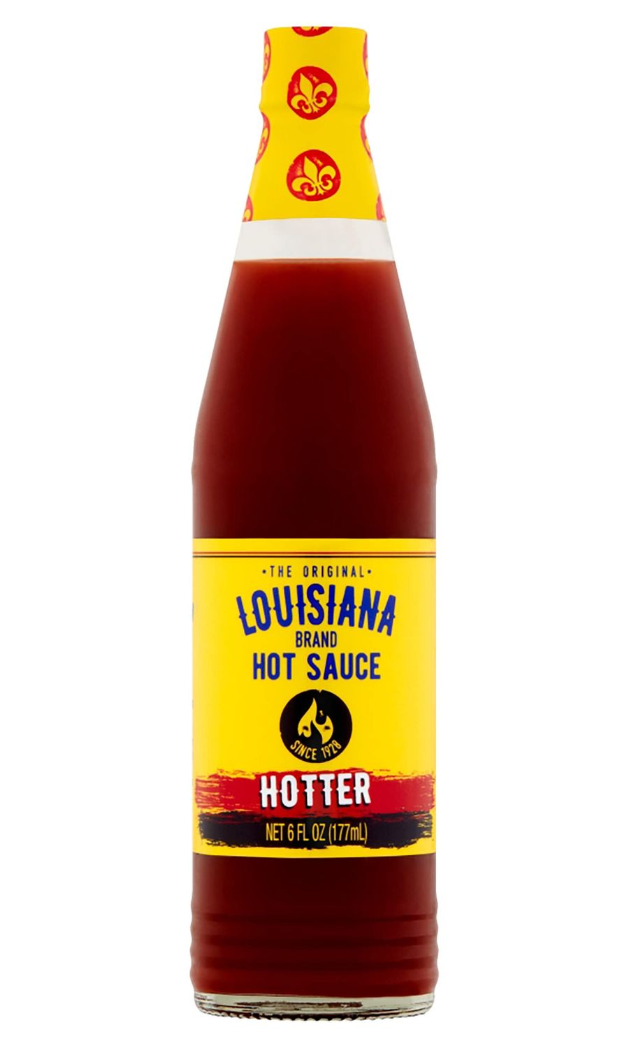 Louisiana Brand Hot Sauce, Hotter Hot Sauce (6 Fl Oz (Pack of 1))