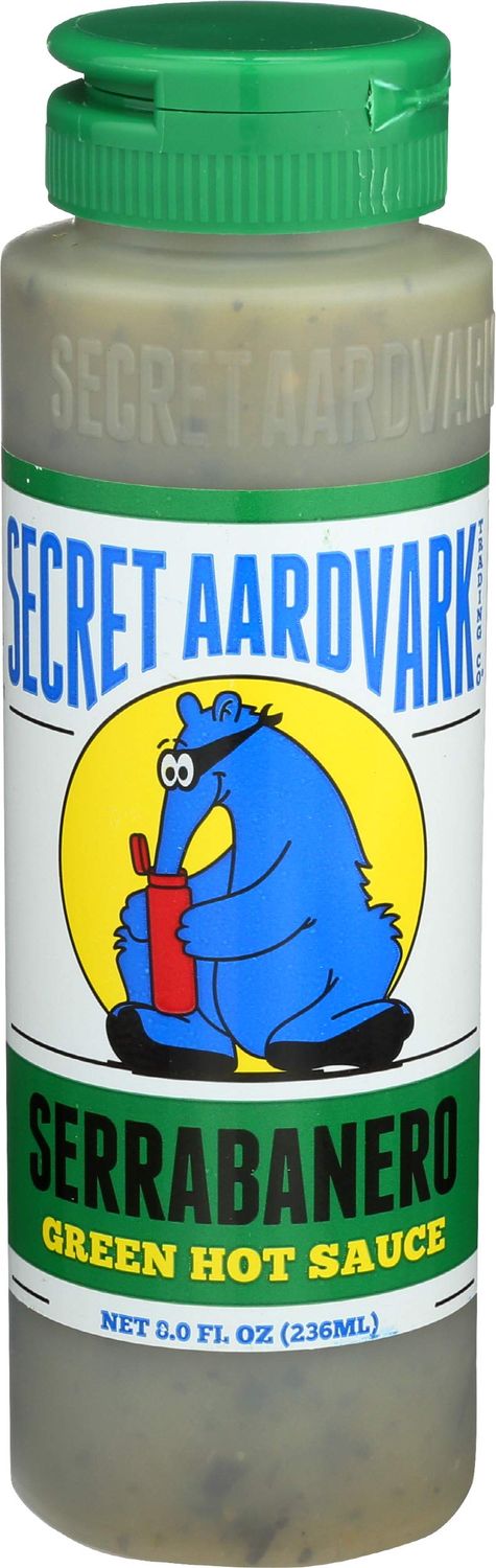 SECRET AARDVARK Serrabanero Green Hot Sauce, 8 FZ