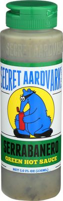 SECRET AARDVARK Serrabanero Green Hot Sauce, 8 FZ