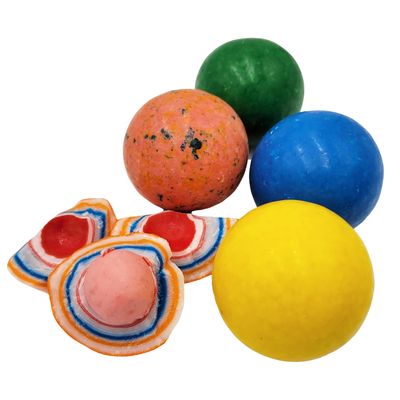 Fruidles The Big Bruiser Jawbreaker Jumbo Psychedelic Jawbreaker with Candy in Center, Boulders Speckled Candy - Kosher Certified, 2 1/4" Inches Each (Single)