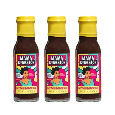Dave&#39;s Gourmet MAMA KINGSTON Everything Everyday Sauce 3 Pack Jerk Barbecue Sauce for Flavors of the Carribean