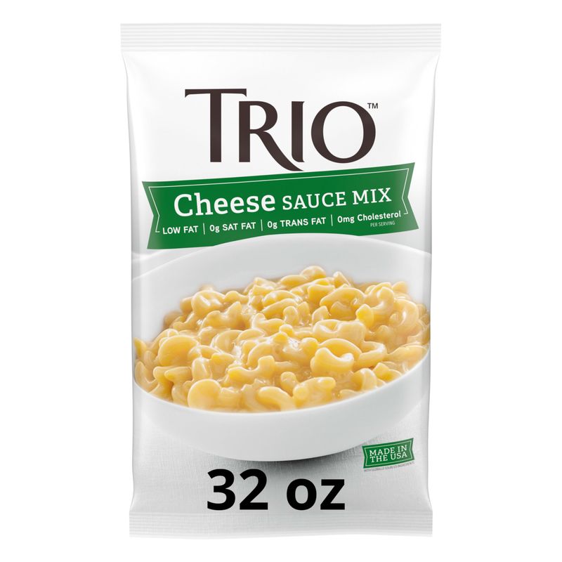 Trio Cheese Sauce Mix, Mac and Cheese, Pretzel Cheese Dip, Rich and Velvety, 32 oz Bag