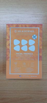 SILKDERMIS Forehead Wrinkle Patches with Triangle: For Smile Line and Under-Anti Wrinkle with Aloe, Collagen, Vitamin E 112pcs