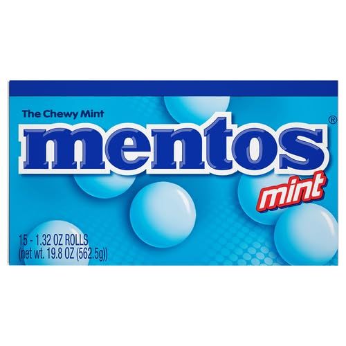 The Mint Chewy Candy Roll, Non Melting, Party, 10 Calorie Each Piece, Pack of 15