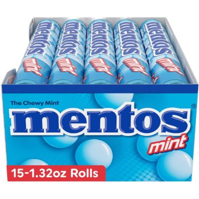 The Mint Chewy Candy Roll, Non Melting, Party, 10 Calorie Each Piece, Pack of 15