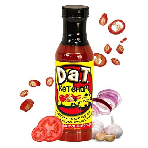 D.a.T. Ketchup, Gluten Free, No MSG, No Preservatives, All Natural, No High Fructose Corn Syrup, 12 oz (1 Pack)
