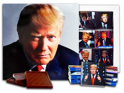 DONALD TRUMP QUOTES Chocolate Gift Set - 1 box, 5x5 inches (Prime)