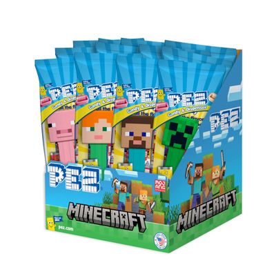 Minecraft PEZ Party Pack (12 pack - each individually wrapped)