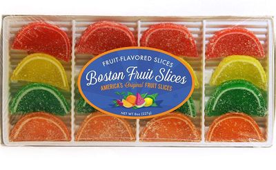 Boston Fruit Slices - 8oz Tray - America&#39;s Original Fruit Slices - Vegan, Gluten Free, Completely Allergen Free!