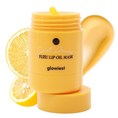 Glowiest Sweet Dreams Lip Oil Mask (Yuzu) Hydrating Rich Oil-Gel-Layer, Extra Moisture, Boosting Nourishing, Long-Lasting Moisture, Korean Skin Care, K-Beauty