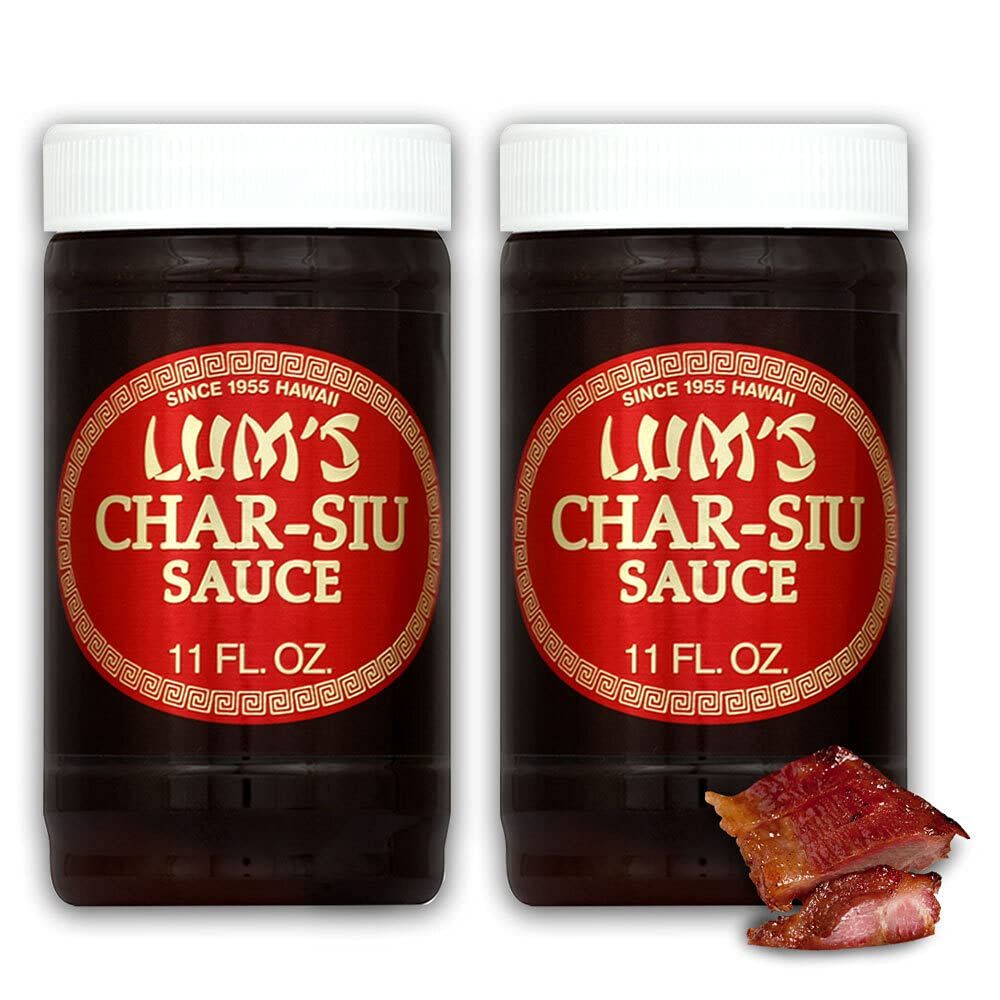 Lum&#39;s Hawaiian Char-Siu BBQ Sauce Pack of Two Jars (11 oz. Each)