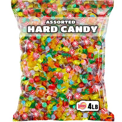 Bulk Hard Candy - 4 Pounds - Individually Wrapped - Office Candy - Variety Pack - Classic Hostess Mix