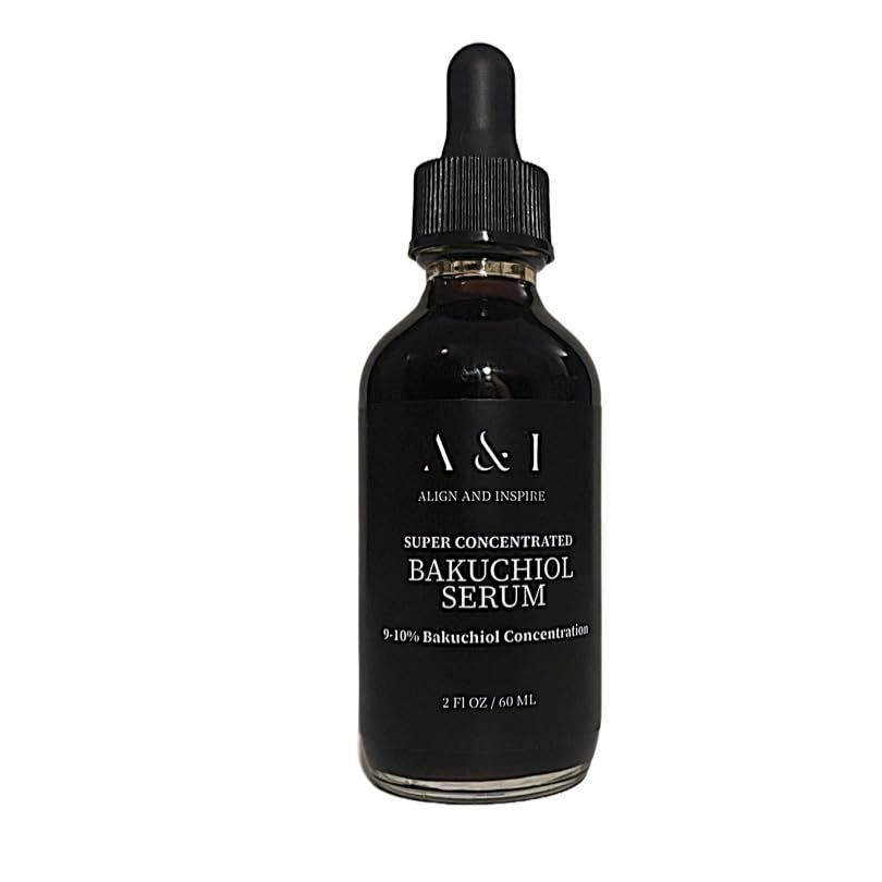 Generic 100% Pure, Cold Pressed, Bakuchiol Serum 2 oz, Plant-Based Natural Retinol Alternative