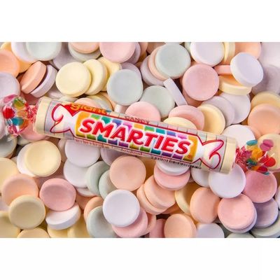 Giant Smartie Rolls 16 Giant Candy Rolls, Extra Large Smartees Packed by Snackadilly