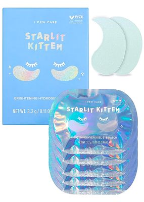 I DEW CARE Hydrogel Eye Patch - Starlit Kitten Korean Under Eye Patches for dark circles and puffy eyes, Smooths Puffy Eyes, Eye wrinkle patches, Dermatologically Tested, Mother&#39;s Day