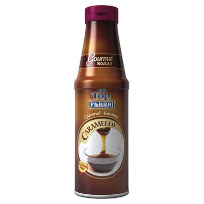Fabbri Gourmet Sauce, Caramel, Flavoring Sauce for Gelato and Desserts, Made in Italy, 33.5 ounce bottle