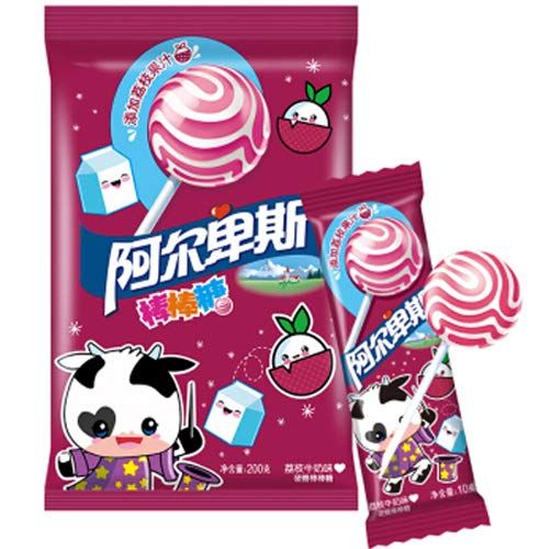 Chinese Shanghai Classical Childhood Hard Candy Fruit Flavor 20 pcs (Lychee milk flavor)