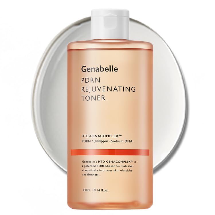 PDRN Rejuvenating Toner - Deep Hydration &amp; Skin Barrier Support with PDRN, Panthenol, Hyaluronic Acid - Soft &amp; Glowing Skin - 10.14 fl.oz/300ml