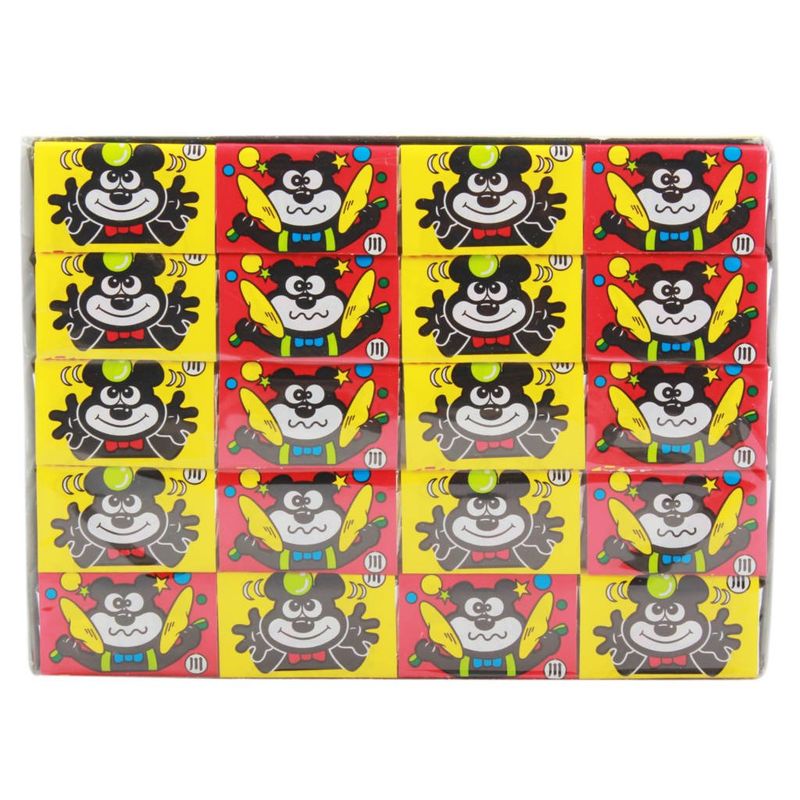 Marukawa 1 Fusen Chewing Bubble Gum, Strawberry, 60 Pcs