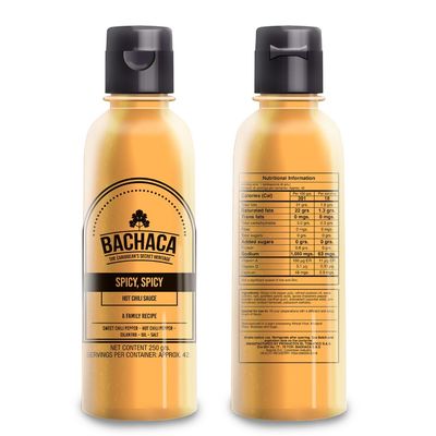 Bachaca Spicy, Spicy Hot Chili Sauce, 8.8 oz