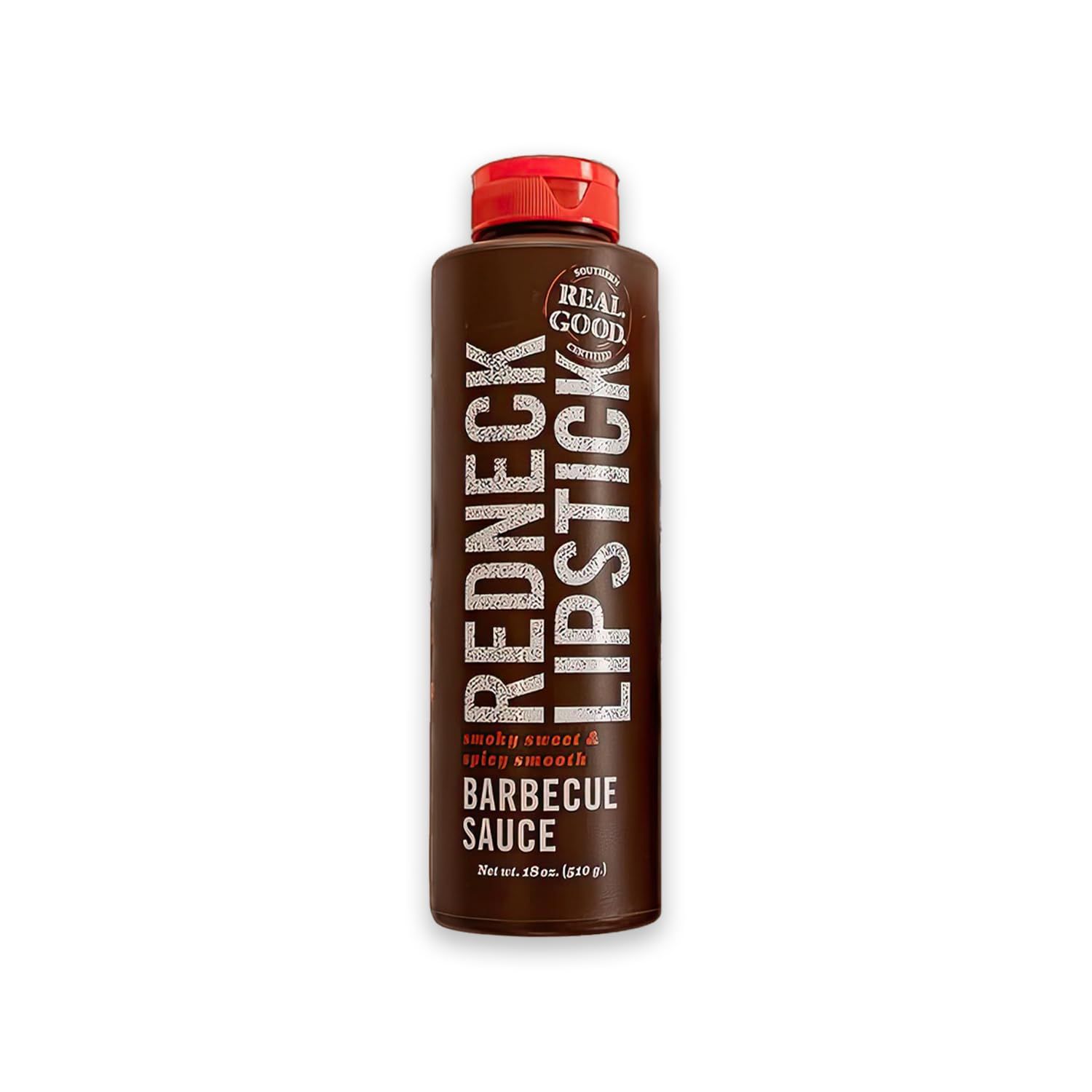 Redneck Lipstick Original BBQ Sauce, Smoky Sweet and Spicy Smooth, Ideal for All Recipe, BBQ game with Authentic American Flavor, 1 Pack (18 Ounce)