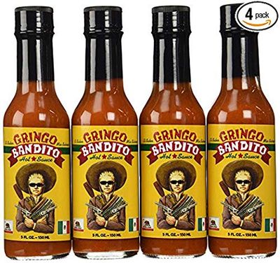 Gringo Bandito Hot Sauce, Original Red, 5 Ounce (Pack of 4)