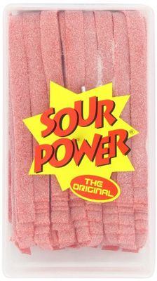 Sour Power Belts, Strawberry (150-Count Belts), 42.3 Ounce Tub