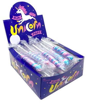 Adams &amp; Brooks, Inc. Unicorn Pops 48 Count Individually Wrapped Unicorn Lollipops Great for Party Favors, Candy Buffets (Strawberry (Pink/Blue/Purple))